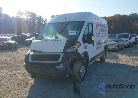 2021 Ram Promaster 1500 High Roof 136 Wb z USA, uszkodzony, nr VIN 3C6LRVBG1ME533442